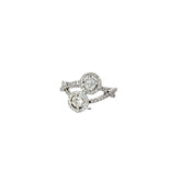 14k White Gold 1.00ct G SI1 Round Diamond Fashion Ring
